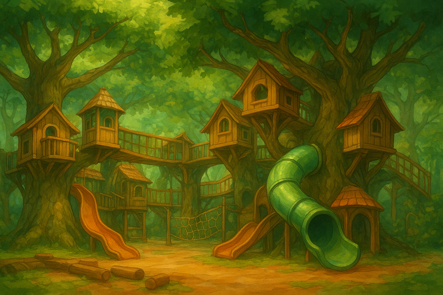 Treehouse playground